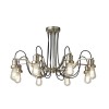 Suspension OLIVIA 8x60W E27 Argent satiné SEARCHLIGHT 1068-8SS