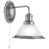 Applique Murale BISTRO 1x60W E27 Argent satiné SEARCHLIGHT 1481SS