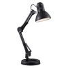 Lampe DESK PARTNERS 1x10W E27 Noir brillant Blanc SEARCHLIGHT 2429BK