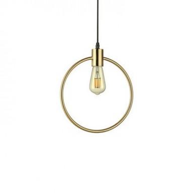 Suspension ABC Laiton antique E27 1x70W Rond IDEAL LUX 207841