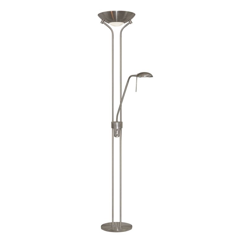 Lampadaire MOTHER & CHILD 1x230W+1x33W R7S - 118MM Argent satiné SC_4329SS 4329SS Lampadaire MOTHER & CHILD 1x230W+1x33W R7S - 118MM Argent satiné SEARCHLIGHT 4329SS