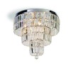 Plafonnier EMPIRE 6x40W E14 Chromé Transparent SEARCHLIGHT 61321-6CC