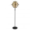 Lampadaire HIVE 1x36W LED Noir Or Laiton poli