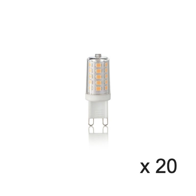 Ampoule (x20) 3,2W G9 Transparent D1,9 209043 IDEAL LUX 209043