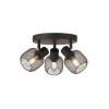 Plafonnier MESHY 3x40W E14 Noir SEARCHLIGHT 81201-3BK