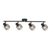 Plafonnier MESHY 4x40W E14 Noir SEARCHLIGHT 81201-4BK