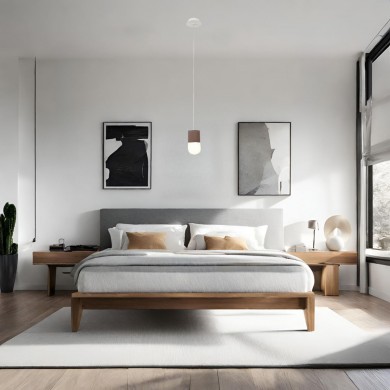 Suspension Galaxia 1x20W E27 LED Ciment Rouge Carré MANTRA 7706