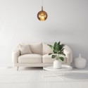 Suspension ELSA 1x20W E27 Cuivre D25