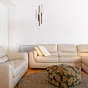 Suspension CALA 48W LED Blanc Noir Or Corten D40