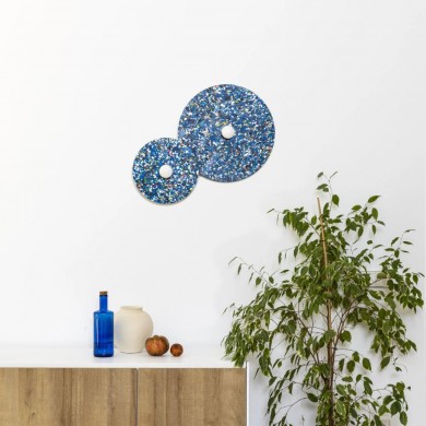 Applique plafonnier CONFETTI 300 1x15W E27 Noir Mat Copeaux multicolores H72 FAR_62173-52 62173-52 Applique plafonnier CONFETTI 300 1x15W E27 Noir Mat Copeaux multicolores H72 FARO 62173-52