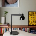Lampe VENICE 1x15W E27 Noir Satiné Noir Brillant