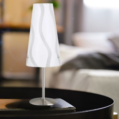 Lampe à poser ISI 1x40W E14 BLANC BRILLIANT 02747/05