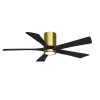 Ventilateur Destratificateur avec lumière Irene 132cm Laiton Noir ATLAS FAN IR5HLK-BRBR-BK-52