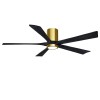 Ventilateur Plafond avec lampe Irene 152cm Laiton Noir ATLAS FAN IR5HLK-BRBR-BK-60