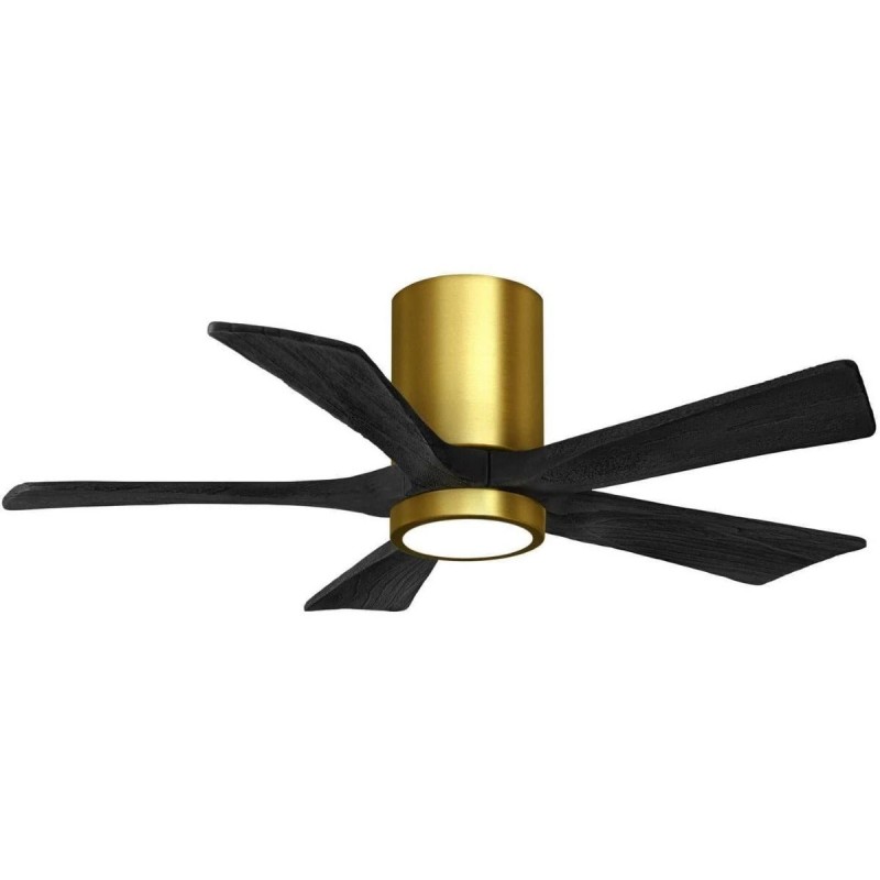 Ventilateur Plafonnier avec lumiere Irene 106cm Laiton Noir ATLAS FAN IR5HLK-BRBR-BK-42