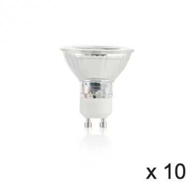 Ampoule (x10) 7W GU10 Transparent D5 224367 IDEAL LUX 224367