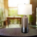 Lampe Maryland Marron Nickel 1x60W E27