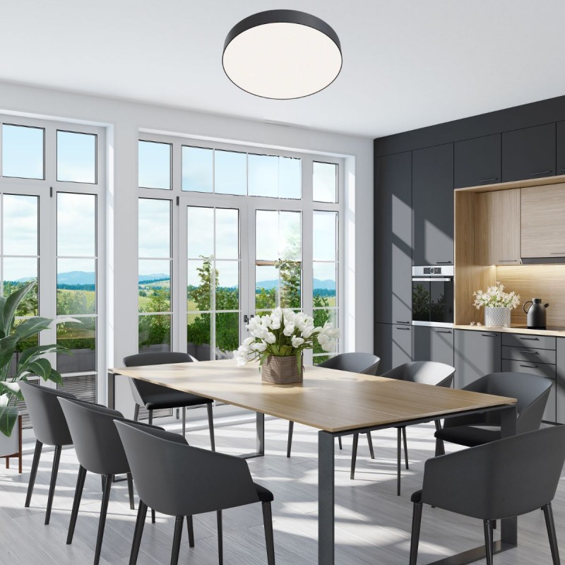 Plafonnier Zon Noir LED 44W MAY_C032CL-L48B4K C032CL-L48B4K Plafonnier Zon Noir LED 44W MAYTONI C032CL-L48B4K