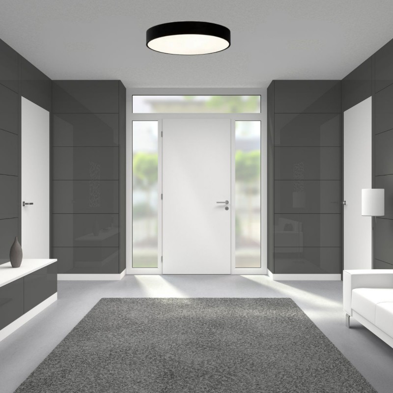Plafonnier Lisboa 1x30W LED Noir 3000K AC_P385140N P385140N Plafonnier Lisboa 1x30W LED Noir 3000K ACB P385140N