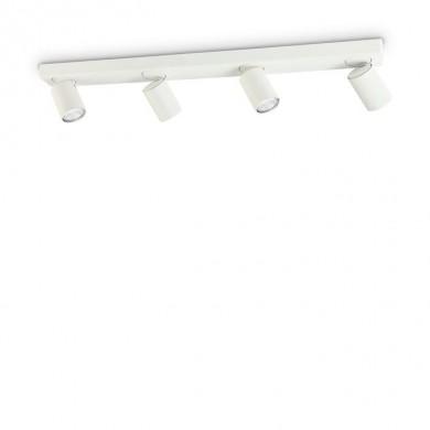 Plafonnier RUDY Blanc 4xGU10 35W IDEAL LUX 229089