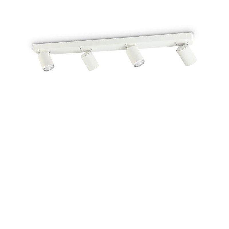 Plafonnier RUDY Blanc 4xGU10 35W IDEAL LUX 229089