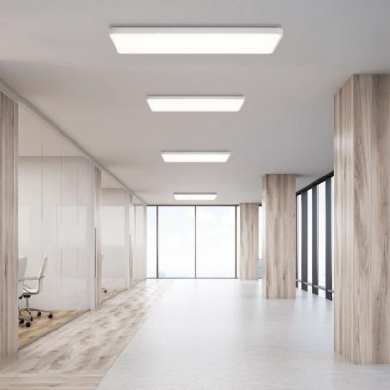 Plafonnier Plat Turin 1x55W LED Blanc 3000K AC_P376120B P376120B Plafonnier Plat Turin 1x55W LED Blanc 3000K ACB P376120B