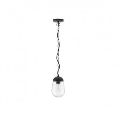 Suspension Extérieure Omika 1x12W E27 Gris foncé NOVA LUCE 9060197