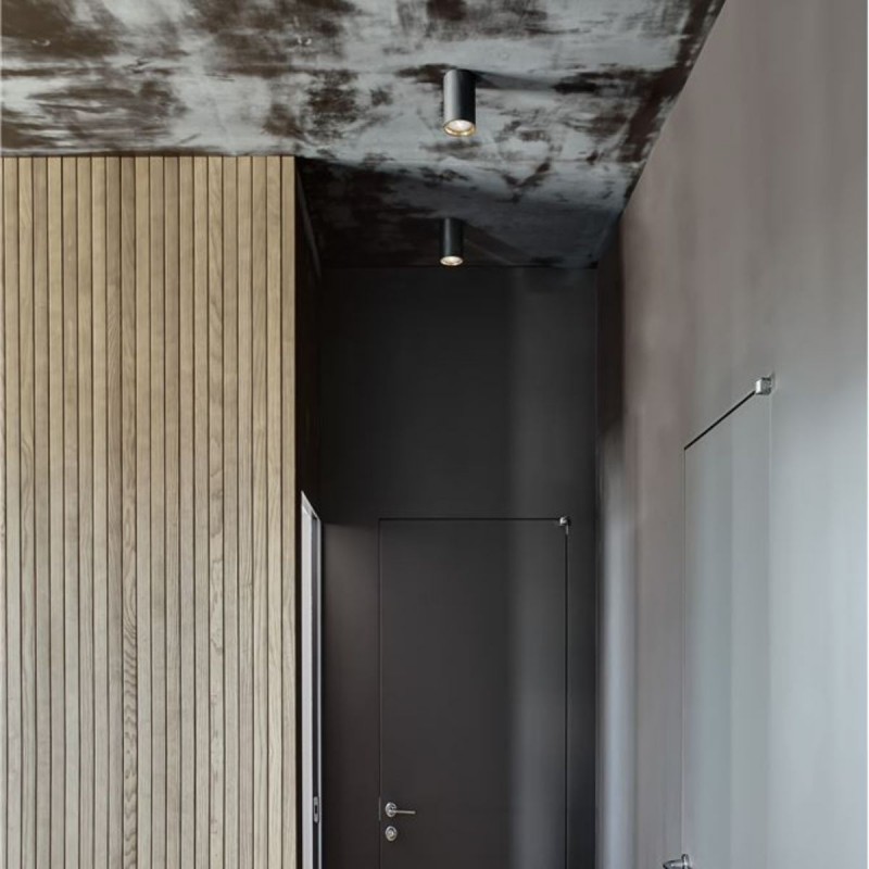 Plafonnier MARUPE Sable Noir GU10 10 W H10 NOVA LUCE 834865
