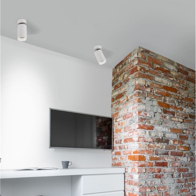 Plafonnier GON Sable Blanc GU10 10 W NL_9011311 9011311 Plafonnier GON Sable Blanc GU10 10 W NOVA LUCE 9011311