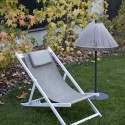 Lampadaire extérieur SAIGON OUT 1x15W E27 Gris Foncé Beige H1200