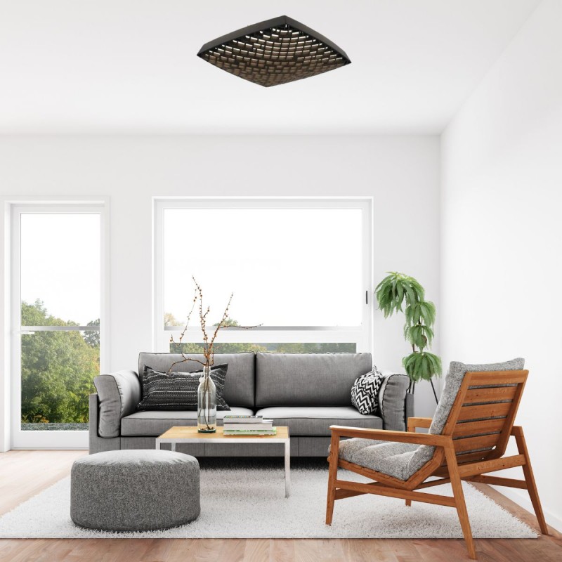 Plafonnier URBAN 56W LED Noir MANTRA 7887