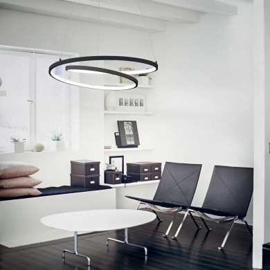 Suspension Oz 1x48W LED Noir IDEAL LUX 304557