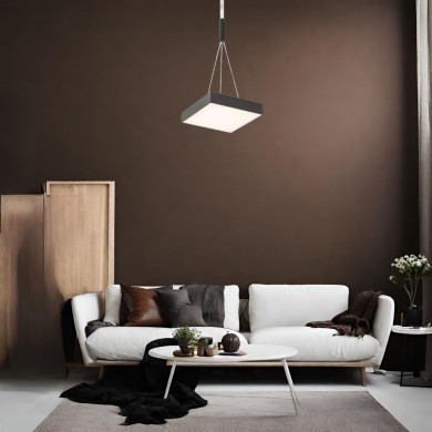 Suspension Larisa 1x30W LED Noir RENDL R12853