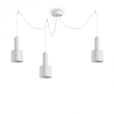 Suspension HOLLY Blanc 3xE27 60W IDEAL LUX 231587