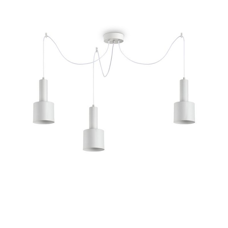 Suspension HOLLY Blanc 3xE27 60W IDEAL LUX 231587