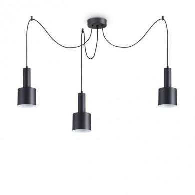 Suspension Araignée HOLLY Noir 3xE27 60W IDEAL LUX 231594