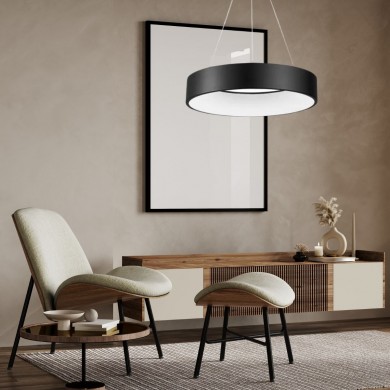 Suspension RANDO Noir LED 42 W NOVA LUCE 6167220