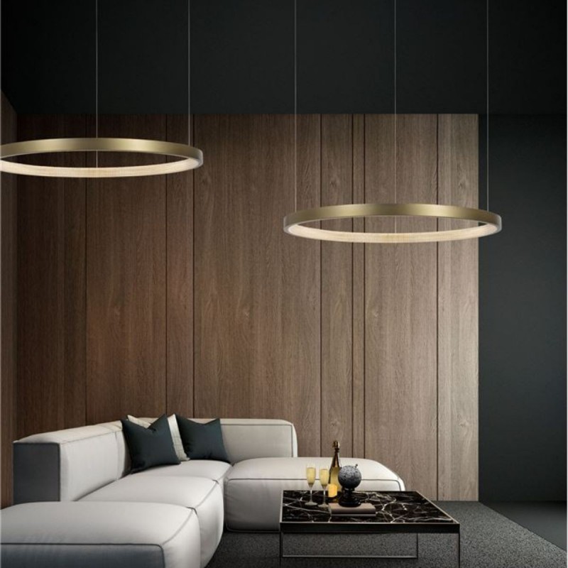 Suspension VEGAS Laiton Antique LED 35 W NOVA LUCE 86016805