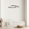 Suspension MENTON Noir LED 43 W NOVA LUCE 9147112