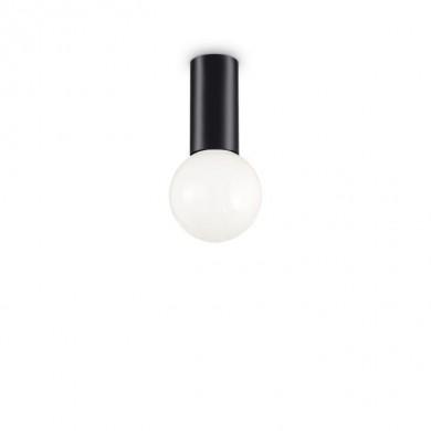 Plafonnier PETIT Noir Chromé 1xE27 60W IDEAL LUX 232980