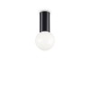 Plafonnier PETIT Noir Chromé 1xE27 60W IDEAL LUX 232980