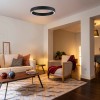 Plafonnier STING 40W LED Noir Sable NOVA LUCE 9558610