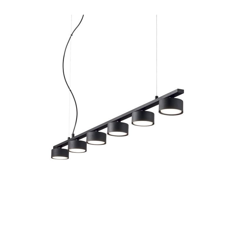 Suspension MINOR Noir 6xGX53 15W IDEAL LUX 235486