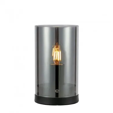 Lampe de table POST 1x25W Max E14 Noir Fumée MARKSLOJD 108718