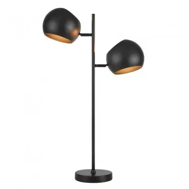 Lampe de table EDGAR 2x40W Max E14 Noir MARKSLOJD 108691