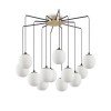 Suspension RHAPSODY Araignée Noir Laiton 12xG9 15W IDEAL LUX 236957