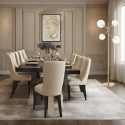 Lampadaire Boule Equinoxe 4x2W G4 Laiton