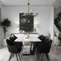 Lustre Nori 6x40W E14 Gris