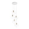 Suspension ICE Blanc 5xE27 60W IDEAL LUX 237671