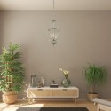 Suspension Calla 2x60W Argent doré
